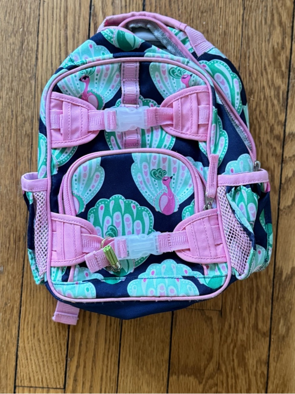 Pottery Barn Kids Peacock Print Backpack
